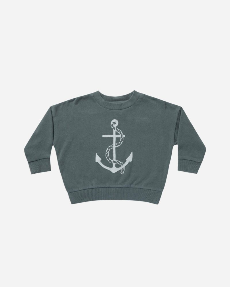 Rylee + Cru Anchor Terry Crewneck