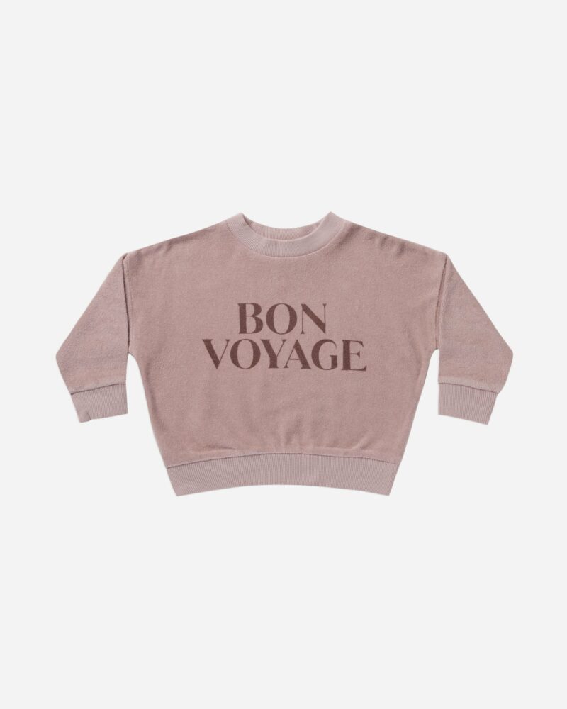 Rylee + Cru Bon Voyage Terry Crewneck