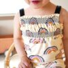 Birdie Bean Theo Bamboo Viscose Smocked Romper