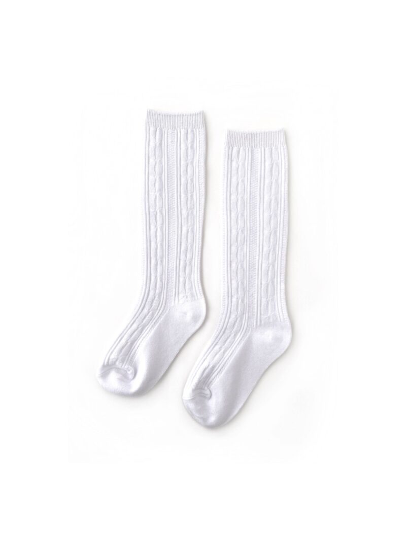 Little Stocking Co White Knee High Socks