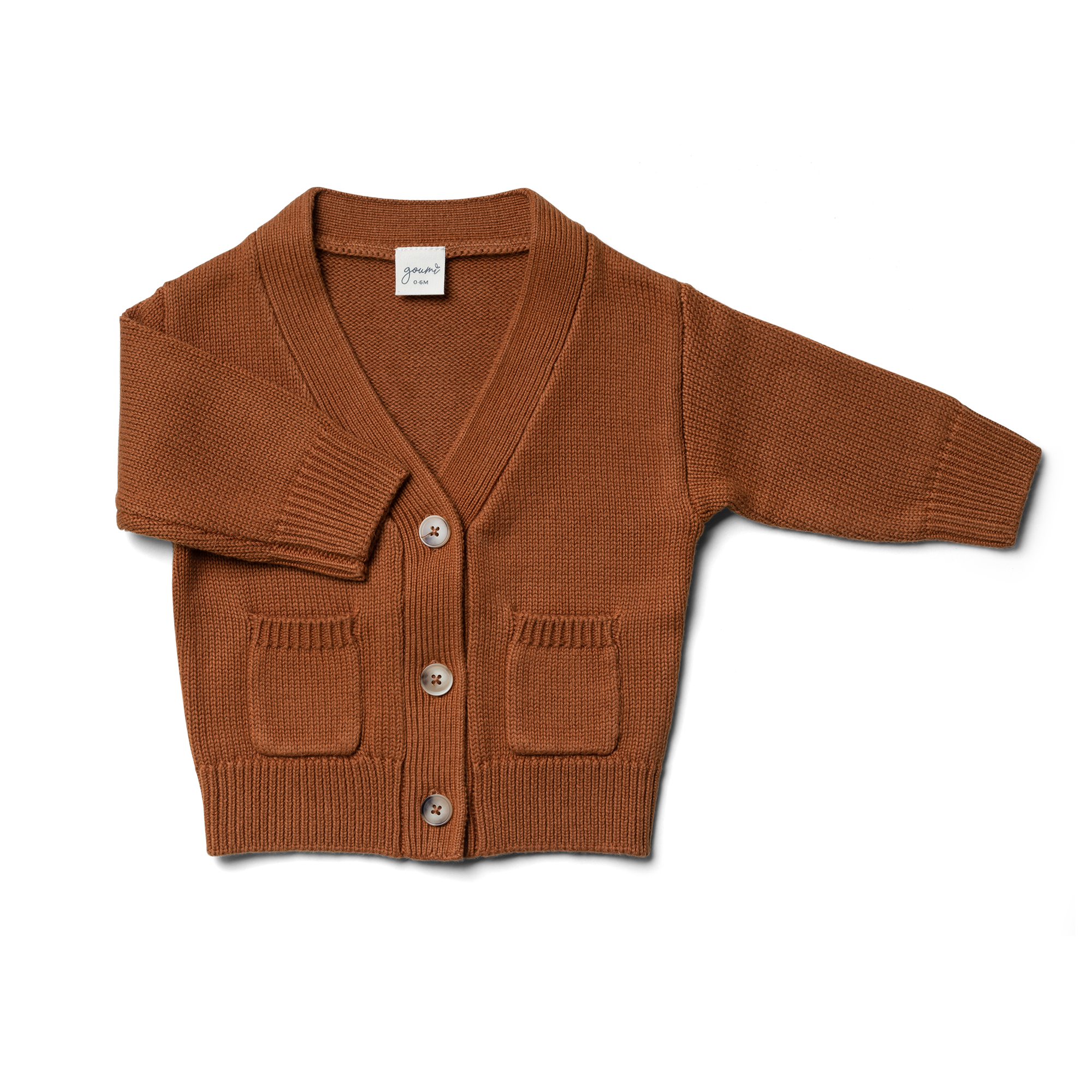 Jacquard Knit Jumper for Babies - cinnamon, Baby