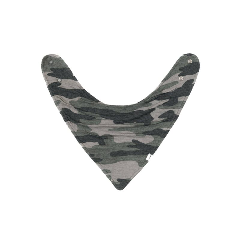 Little Sleepies Vintage Camo Bamboo Viscose Bandana Bib Little Sleepies Vintage Camo Bamboo Viscose Bandana Bib