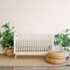 goumi Garden Bamboo Organic Cotton Crib Sheet