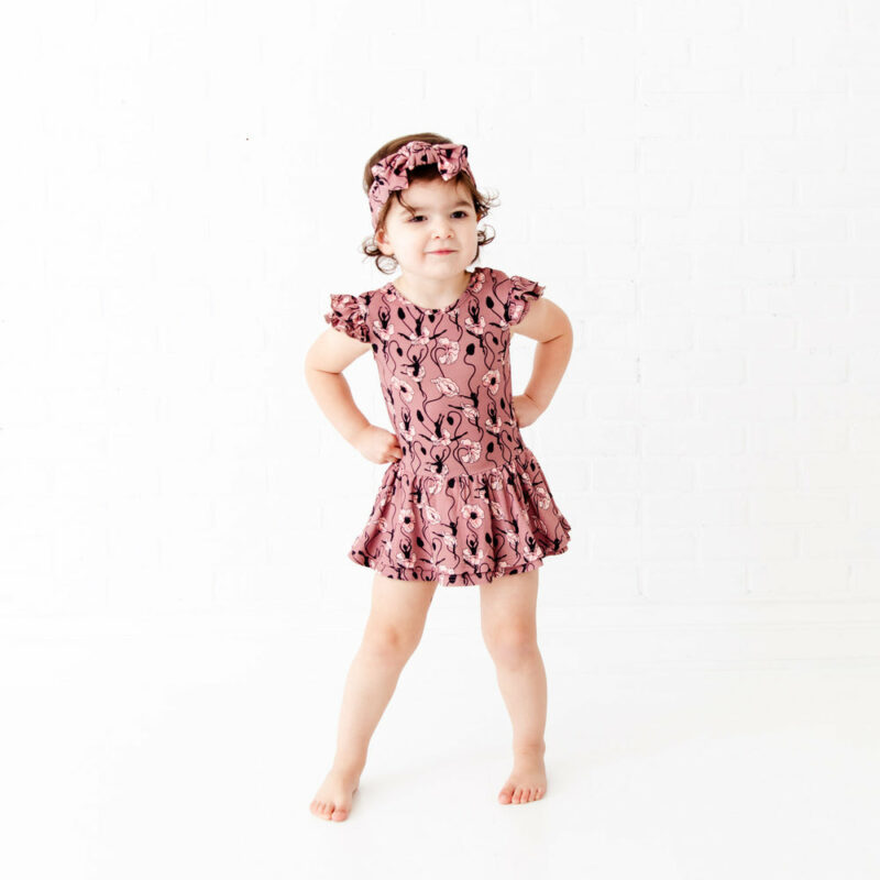 Dream Jamms On Pointe Bamboo Viscose Flutter Romper