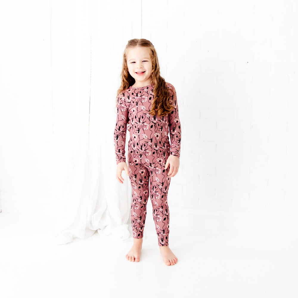 Dream Jamms On Pointe Two Piece Bamboo Viscose Pajama Set