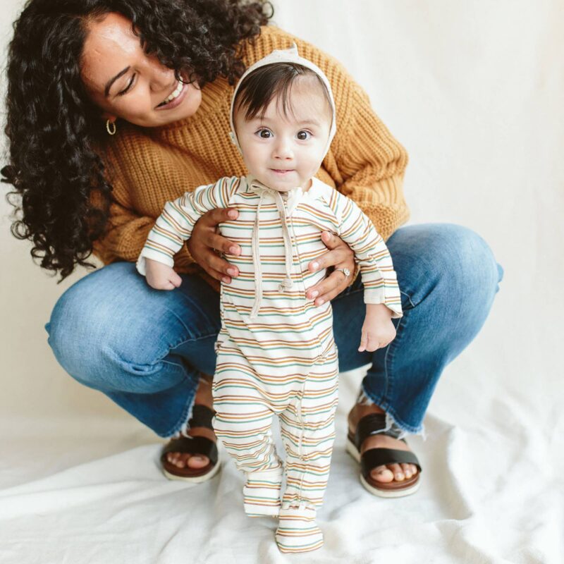goumi Timberline Bamboo Organic Cotton Footie