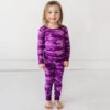 Little Sleepies Berry Camo Bamboo Viscose Two-Piece Pajama Set