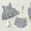 Quincy Mae Indigo Sleeveless Peplum Set Quincy Mae Indigo Sleeveless Peplum Set