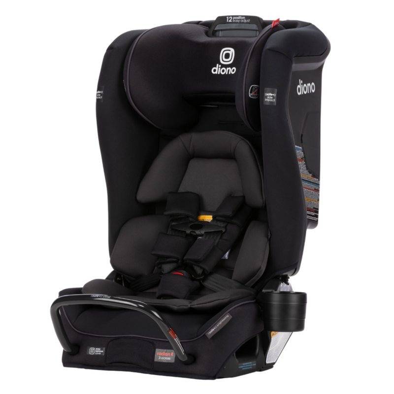Diono Radian 3RXT Safe+ Convertible Car Seat Black Jet