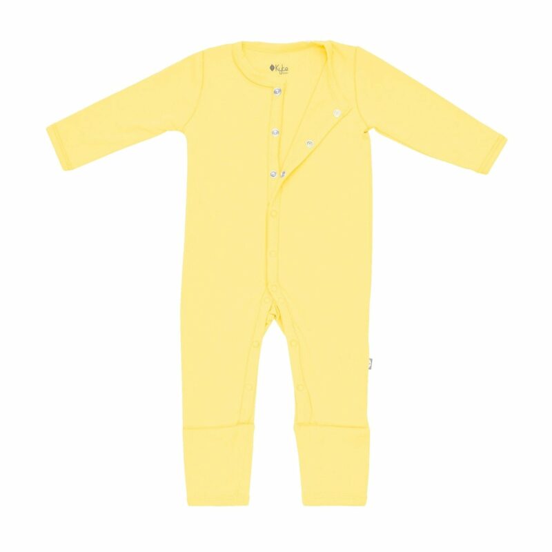 Kyte BABY Snap Romper in Daffodil