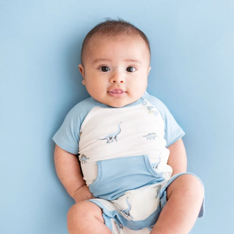 Kyte BABY Blue Dinosaur ShortAll