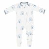 Kyte BABY Zippered Footie in Fog Rainbow