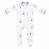 Kyte BABY Zippered Footie in Fog Rainbow