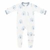 Kyte BABY Zippered Footie in Fog Rainbow