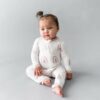 Kyte BABY Zippered Romper in Sunset Rainbow