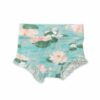 Angel Dear Lily Pads Bamboo Viscose  High Waist Shorts