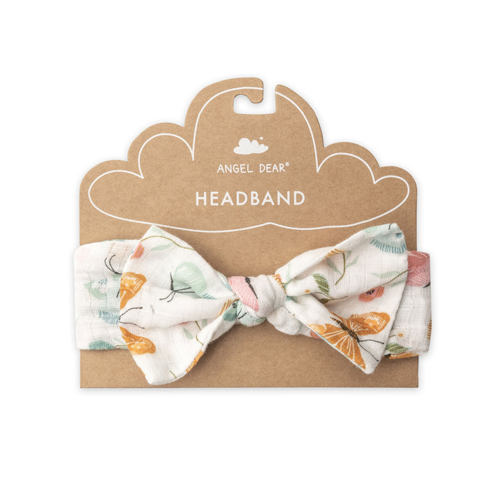 Angel Dear Pretty Butterflies Muslin Headband
