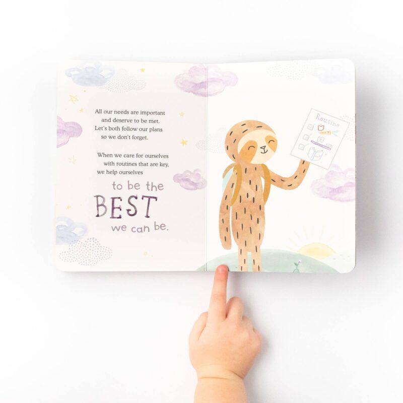 Slumberkins Sloth Snuggler and Board Book Routines Bundle part of our Jungle collection