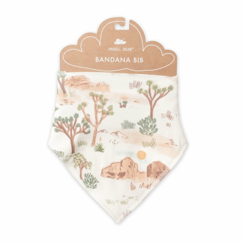 Angel Dear Joshua Tree Bamboo Viscose Bandana Bib