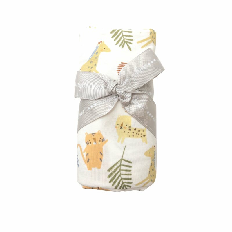 Animal Friends Bamboo Viscose Swaddle Blanket from Angel Dear