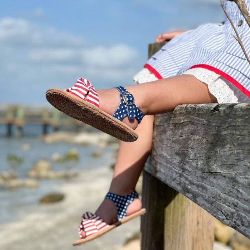 Little Love Bug Company Patriotic Hazel Sandal