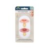 Itzy Ritzy Itzy Soother Natural Rubber Pacifier Set in Apricot + Terracotta Baby Care
