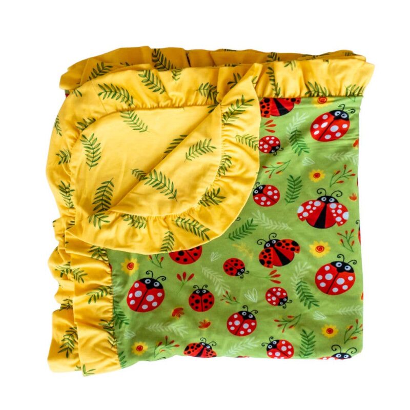 Pure Bambinos Lady Bugs Double Layered Nani Blanket