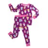 Purple I Love You A Latte Two-Piece Bamboo Viscose Pajama Set