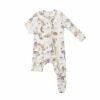 Angel Dear Joshua Tree Bamboo Viscose Zipper Footie