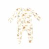 Animal Friends Bamboo Viscose Zipper Footie from Angel Dear