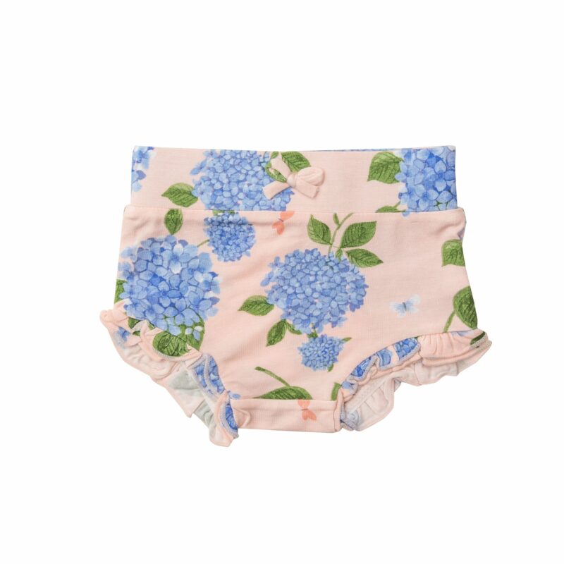 Angel Dear Hydrangea Bamboo Viscose High Waist Shorts