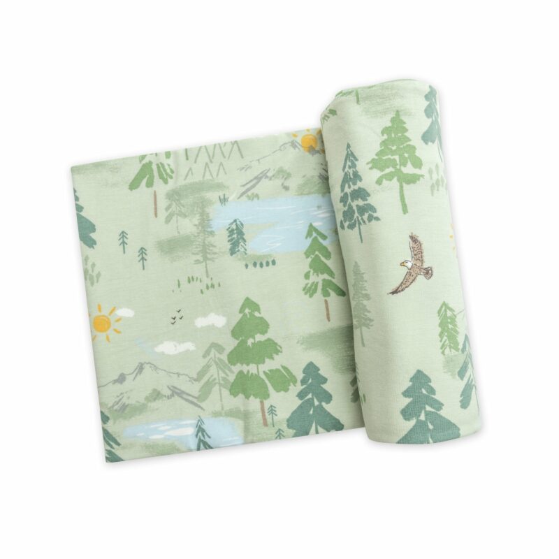 Angel Dear Mountain Cabin Bamboo Viscose Swaddle Blanket