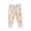 Avocado Toast Pink Bamboo Viscose Short Sleeve Loungewear Set