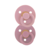 Itzy Soother Natural Rubber Pacifier Set in Orchid + Lilac from Itzy Ritzy