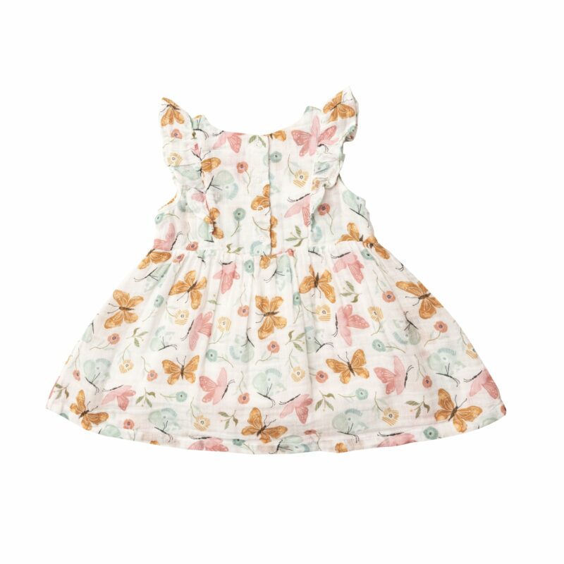 Pretty Butterflies Muslin Ruffle Sundress from Angel Dear