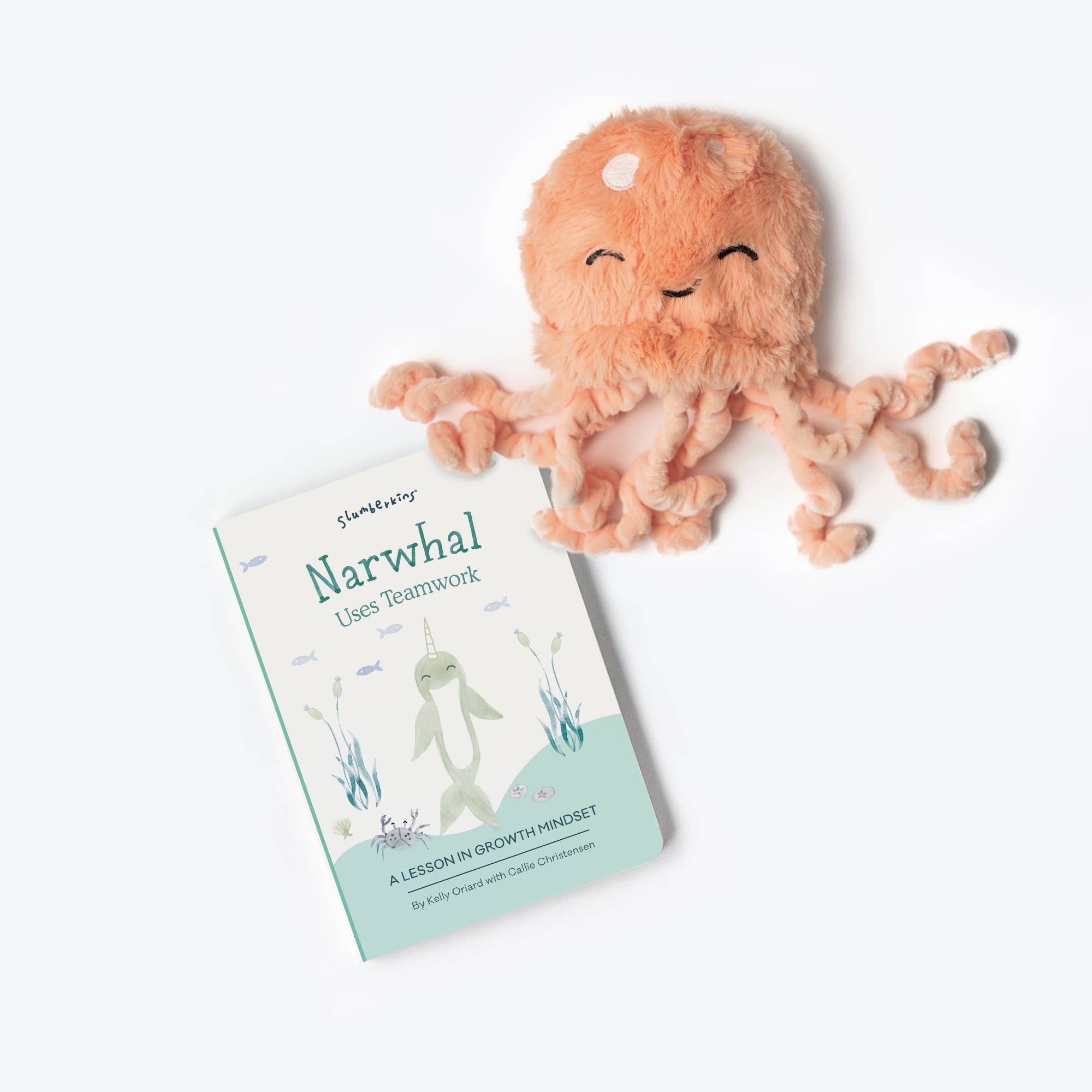 Slumberkins Jellyfish Mini and Narwhal Lesson Book