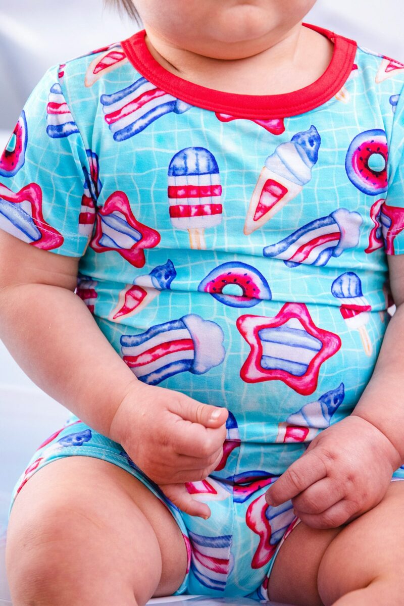 Birdie Bean Liberty Bamboo Viscose Short Sleeve and Shorts Pajama Set