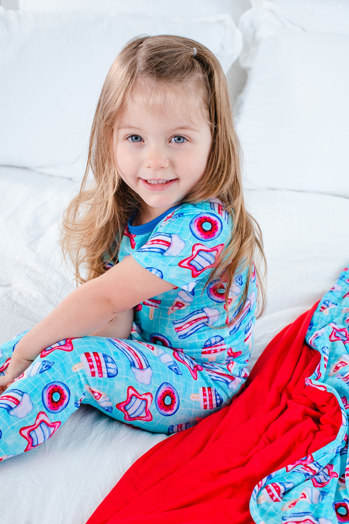 Birdie Bean Liberty Bamboo Viscose Two-Piece Pajama Set