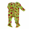 Lady Bugs Bamboo Viscose Ruffle Footie from Pure Bambinos