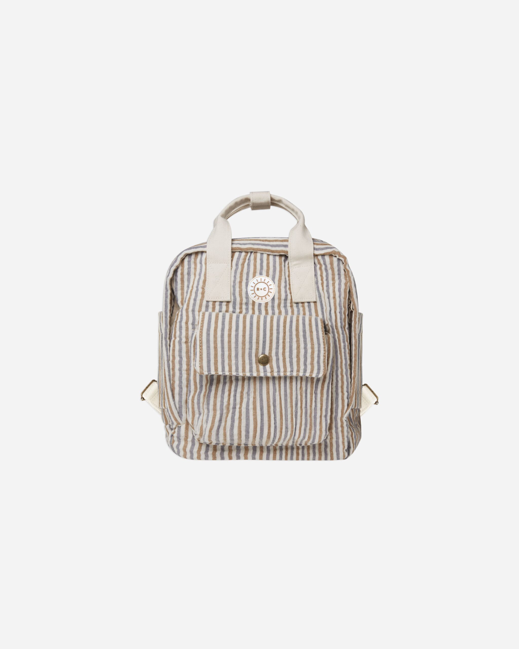 Rylee + Cru Nautical Stripe Mini Backpack