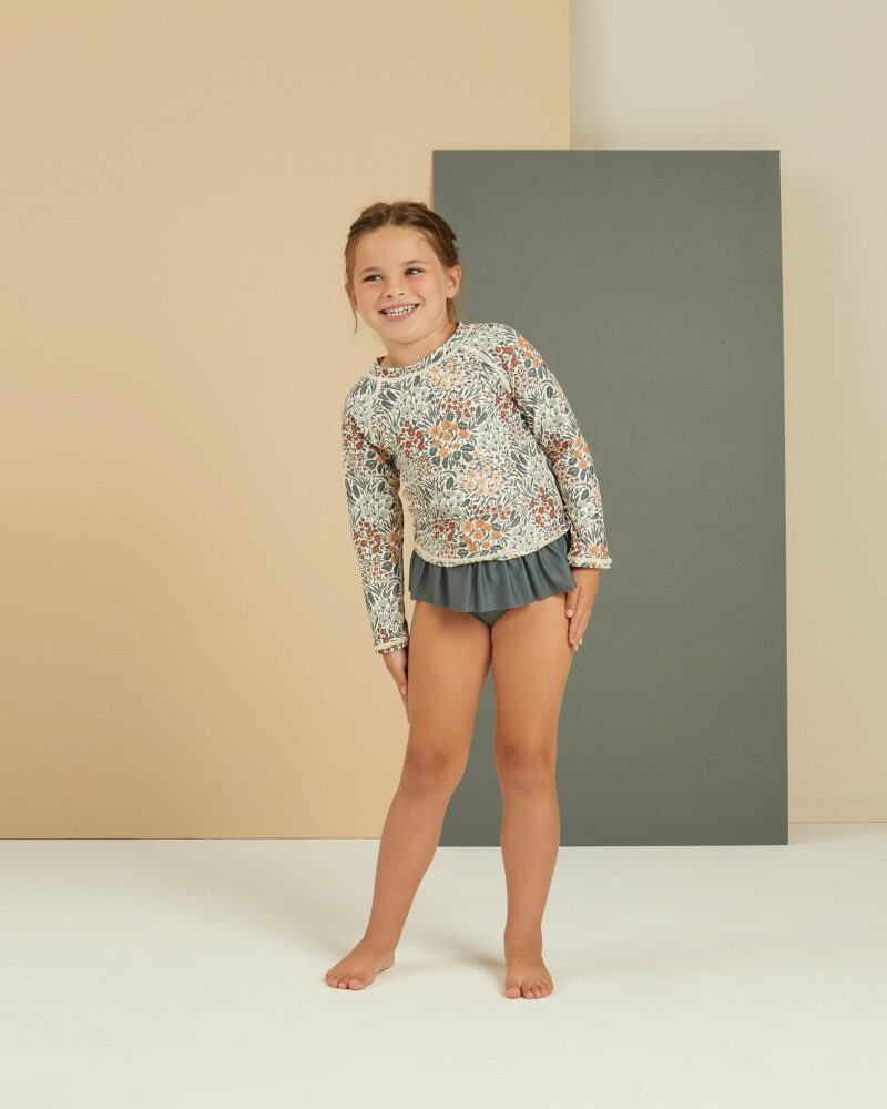 Flower Field Rashguard Set from Rylee + Cru