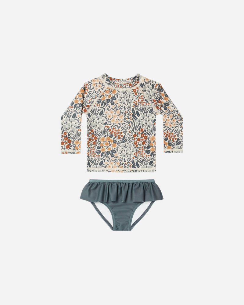 Rylee + Cru Flower Field Rashguard Set