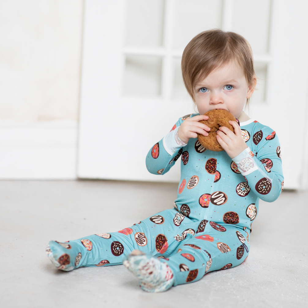 Peregrine Kidswear Blanche's Donuts Bamboo Viscose Footie