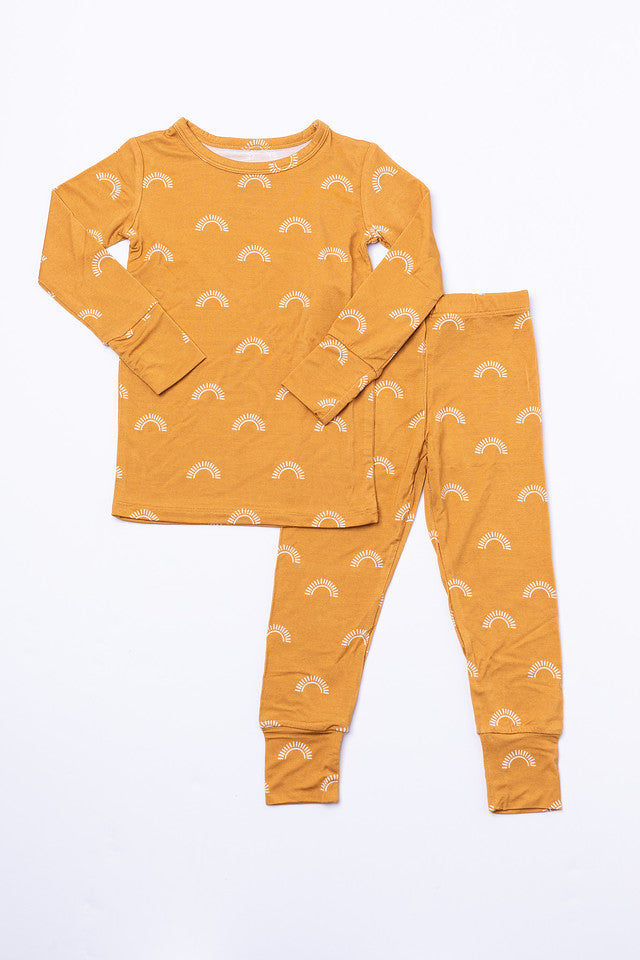 Willow + Co Sun Two-Piece Bamboo Viscose Pajama Set