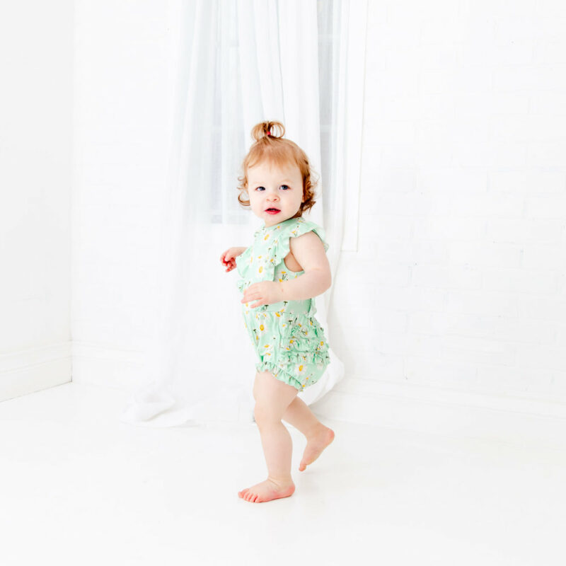 Dream Jamms Born to Bloom Bamboo Viscose Bubble Romper