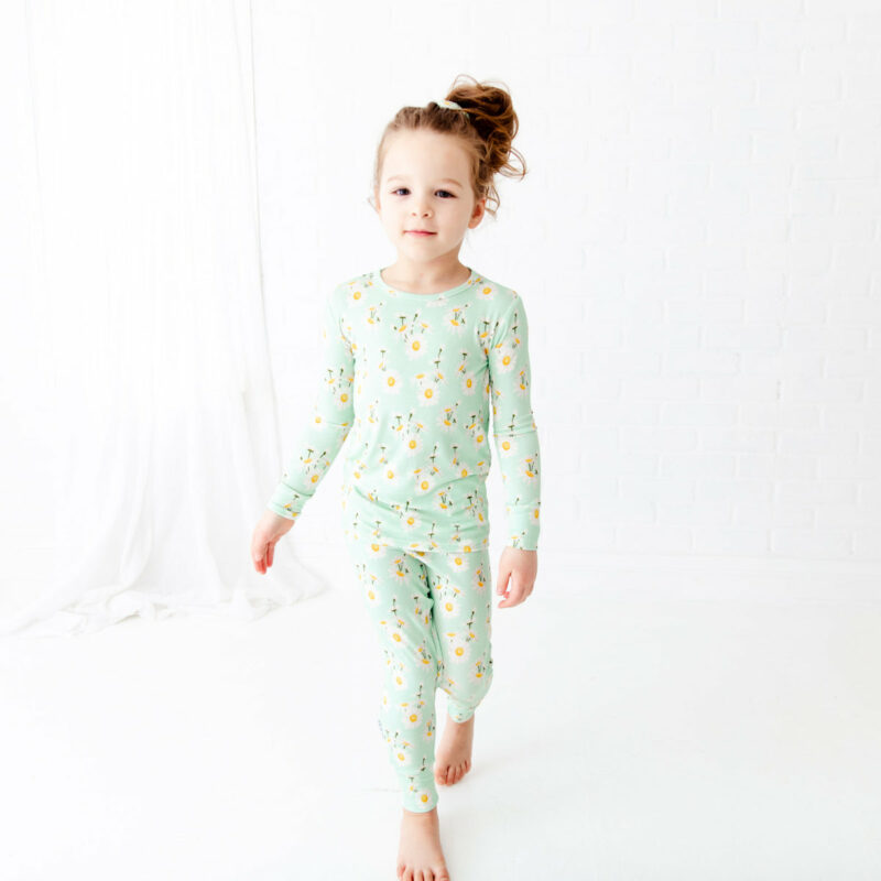 Dream Jamms Born to Bloom Bamboo Viscose Two-Piece Pajama Set