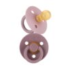 Itzy Ritzy Itzy Soother Natural Rubber Pacifier Set in Orchid + Lilac