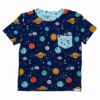 macaron+me Peaceful Planets Bamboo Viscose Pocket T-Shirt