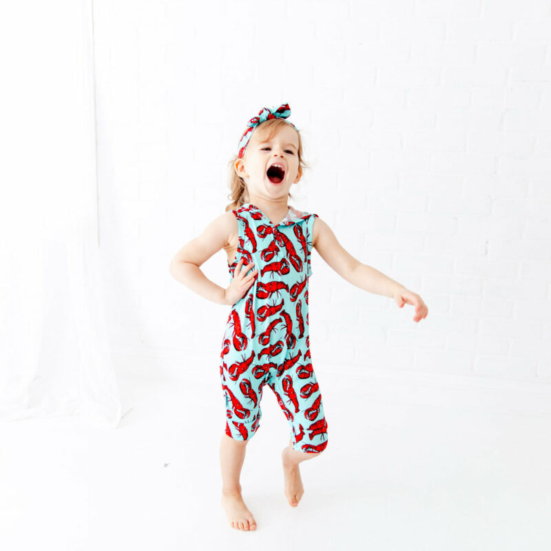 Dream Jamms What's Crackin Bamboo Viscose Shortie Hooded Romper