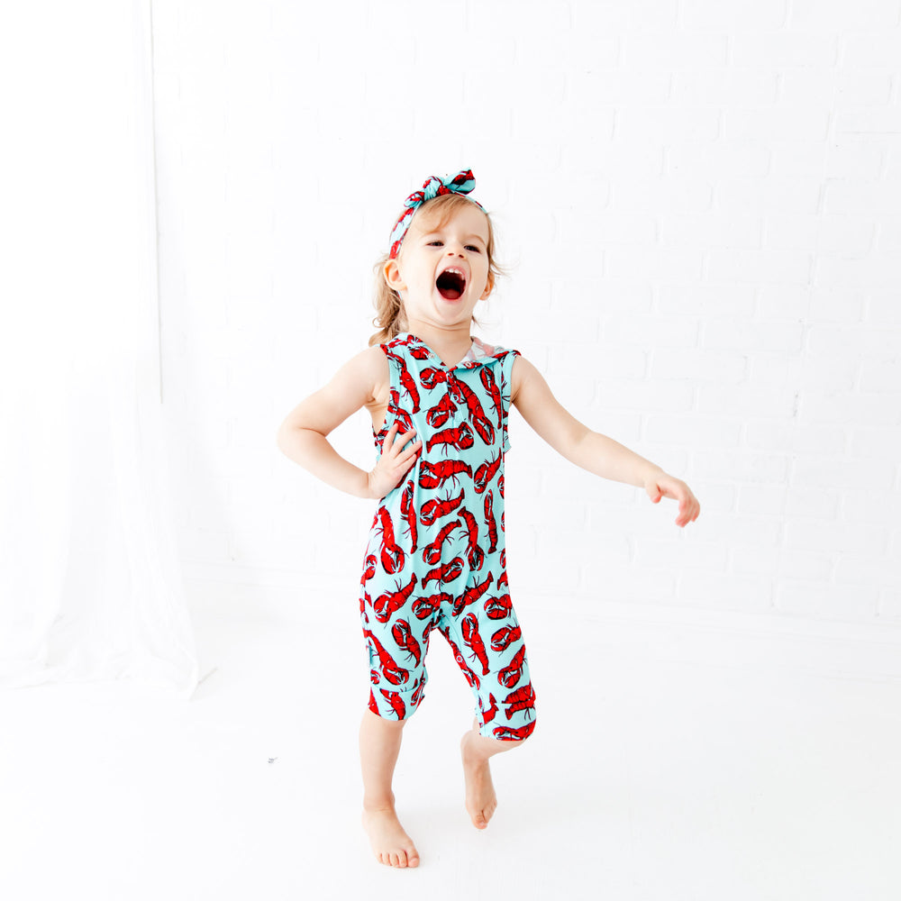 Dream Jamms What's Crackin Bamboo Viscose Shortie Hooded Romper